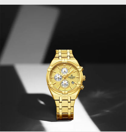 8042 Luxury Steel Watch